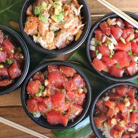 Fresh ahi poke bowl from Foodland